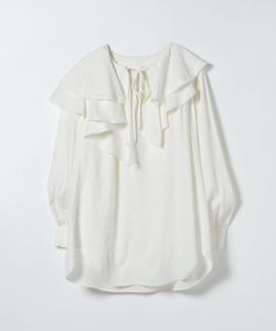 Асимметричная туника с оборками в стиле "скипер" Jeanasis, цвет White(05)