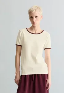 Mit struktur basic tshirt Marc O'Polo Denim, Offwhite