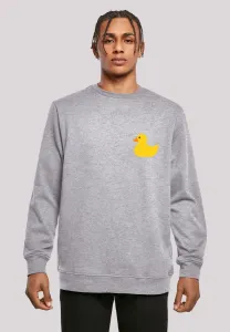 Толстовка F4NT4STIC "Yellow Rubber Duck CREWNECK", принт, серый
