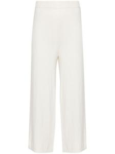 Укороченные трикотажные брюки JOSEPH, белый