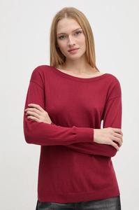 Шерстяной свитер Sisley, красный