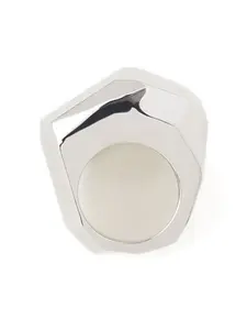 Граненое кольцо Lanvin, серебристый