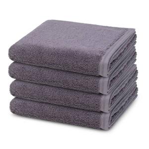 Vegan Life 4 X Набор полотенец Vossen im Set, 50x1x100 см, темно-серый