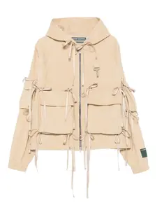 Куртка с капюшоном и деталями в виде ремней Reese Cooper, нейтральный