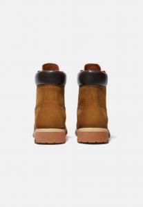 Мужские ботинки Timberland PREMIUM из нубука на шнуровке, коричневый