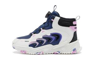 QIAODAN Амортизация, износостойкие низкие детские повседневные кроссовки Blue Pink для подростков