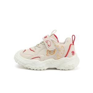 B.Duck Желтые утиные легкие амортизирующие утепленные низкие детские повседневные кроссовки для детей 3-7 лет