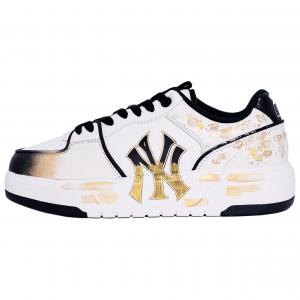 MLB Кроссовки для скейтбординга унисекс низкие с амортизирующей стелькой Chunky Liner, износостойкие, цвет black gold