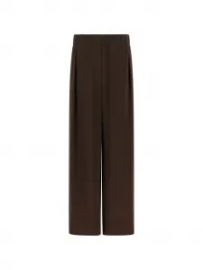 Широкие брюки с заниженной посадкой Jil Sander, коричневый