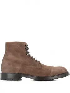 Замшевые ботинки на шнуровке Tassinari, коричневый