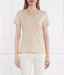 Футболка Guess Jeans Slubby Regular Fit, бежевый