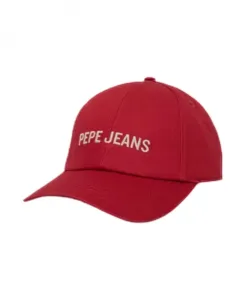 Кепка с вышитым логотипом Pepe Jeans, красный