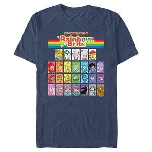 Мужская футболка с рисунком периодической таблицы Rainbow Brite Licensed Character, цвет Navy Heather