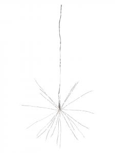 STAR Trading Декоративная светодиодная подвеска "Фейерверк" серебристого цвета - Ø 26 см