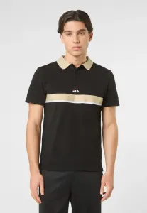 Одежда sagano, рубашка-поло с лентой Fila, Black