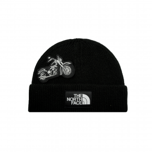 The North Face Нейлоновая акриловая шапка-бини, унисекс, черный