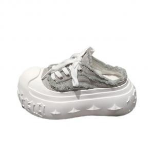 MUKALUO Женские закрытые тапочки серые, цвет Gray