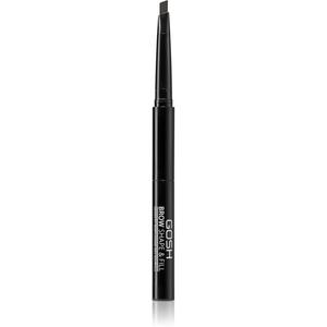 Gosh, Двусторонний карандаш для бровей Brow Shape & Fill, оттенок 002 Greybrown, 0,5 г