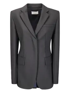 Жакет Ranghi с лацканами с выемками Sportmax, черный