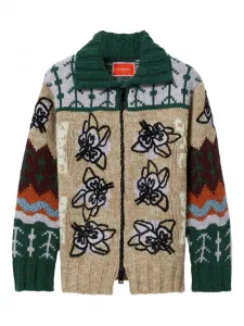 Кардиган с цветочной вышивкой La DoubleJ, нейтральный