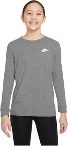 Спортивная футболка с длинным рукавом Nike Kids, Dark Grey Heather