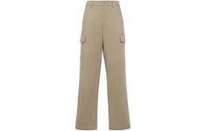 Повседневные брюки мужские темно-бежевые Uniqlo, темно-бежевый