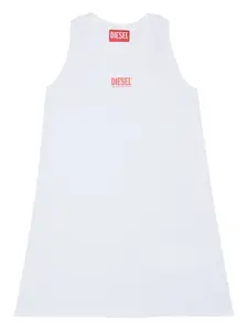 Платье mcundy с логотипом Diesel Kids, белый