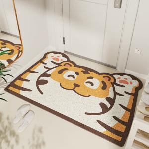 Dajiang Ковер 45х75 см из ПВХ, для ванной комнаты и прихожей, нескользящий, впитывающий, модель A6