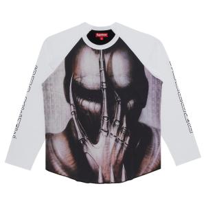 Топ с длинными рукавами Supreme HR Giger Raglan, цвет Белый