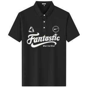 Футболка поло унисекс WARRIOR, черная