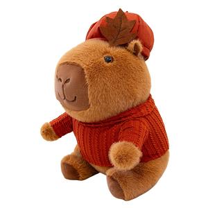 Плюшевая игрушка милая одетая капибара плюшевая кукла высота 26cm/35cm/50cm Princess lovers, красный