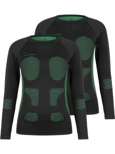 Normani 2 терморубашки с длинными рукавами для женщин и мужчин, зеленого цвета