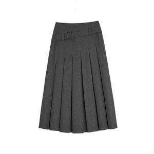ELLE Повседневная длинная юбка Women's Dark Gray