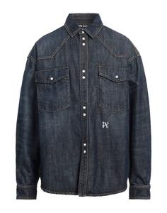 Джинсовая рубашка Palm Angels, синий