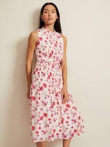 Тилли цветочное плиссированное платье миди Phase Eight, разноцветный