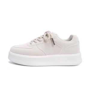 HUANQIU Кроссовки Nike Air Force 1 Coverage легкие низкие для скейтбординга мужские черно-бежевые, цвет Beige