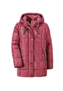 Короткий размер: длинная стеганая куртка Goldner, фиолетовый