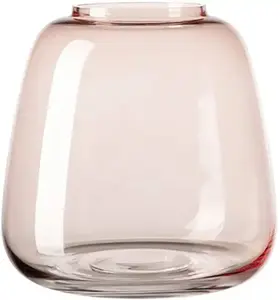 Настольная ваза Fink "Sunday", (1 шт.), выдувная 19,00 см, Ø 18,00 см, цвет rose
