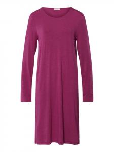 Hanro Ночная рубашка «Естественная элегантность» в меланжевом оттенке турмалина