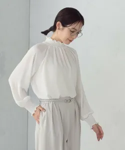 Присборенная блузка Comme Ca Ism, цвет Ivory