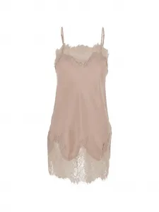 Мини-платье с кружевной отделкой Gold Hawk, розовый