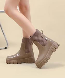 Короткие резиновые сапоги на толстой подошве Aimoha - Select -, цвет Grayish Beige