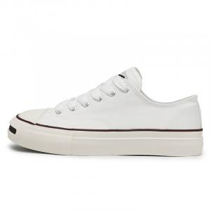 WARRIOR Низкие парусиновые туфли Laugh Series с противоскользящим и износостойким покрытием, унисекс, белые