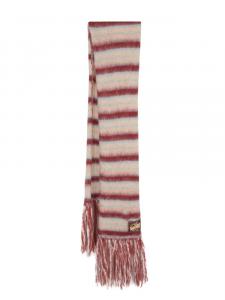 Marni шарф в полоску, нейтральный