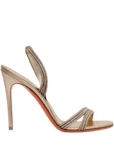 Декорированные босоножки Santoni, золотой