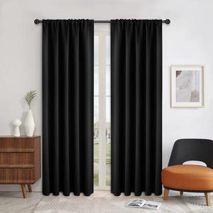 Затемняющие шторы NEWEEN 42 x 84 2 шт, черный