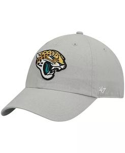 Мужская серая регулируемая кепка с логотипом Jacksonville Jaguars '47 Brand