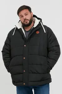 Зимняя куртка "BLEND BHBFrederic" с капюшоном, черный