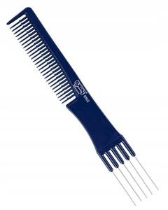 Профессиональная парикмахерская расческа Ponik для начеса с пластиковой вилкой, Poniks