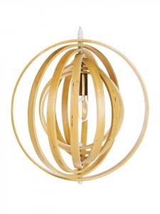 Beliani Подвесные светильники MURRELL коричнево-белого цвета - (Ш) 40 x (В) 142 x (Д) 40 см